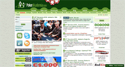 Desktop Screenshot of pokerakademia.com