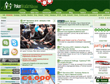 Tablet Screenshot of pokerakademia.com